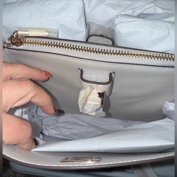 Kate Spade Phoebe Medium Top Handle Satchel- Hare Grey - Picture 8 of 10